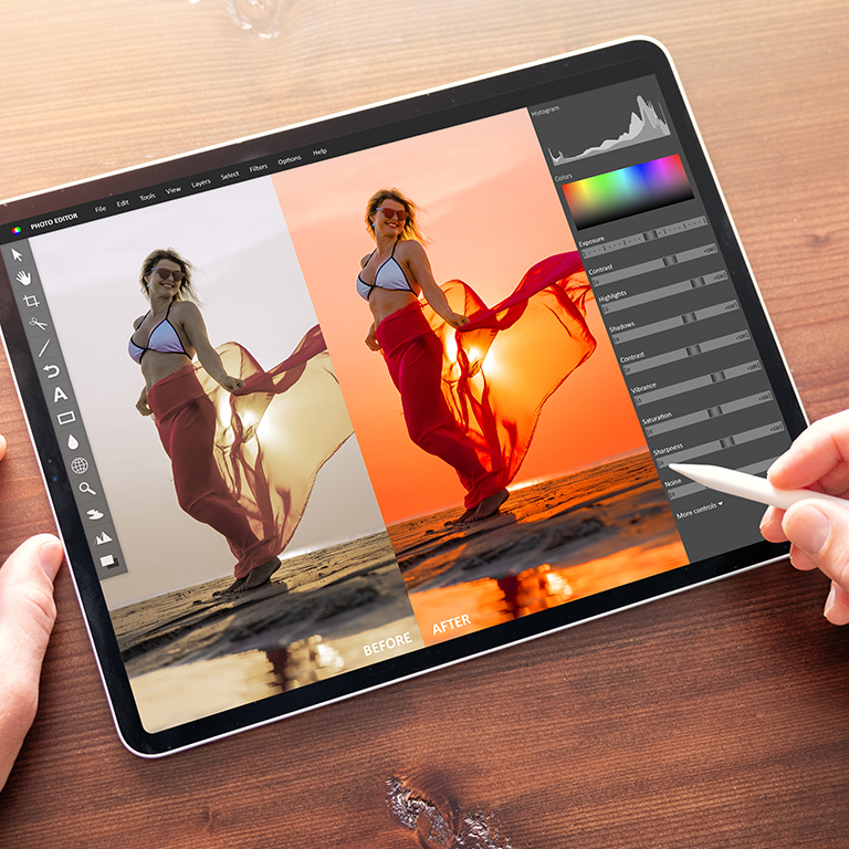 Leistungsstarke Software für Bildmanagement und Bearbeitung