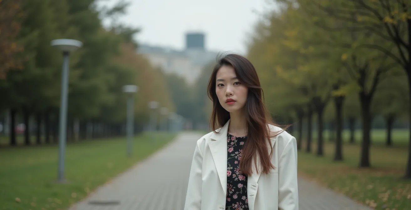 Diagramm zeigt die 4x-Regel für optimalen Abstand zwischen Modell und Hintergrund