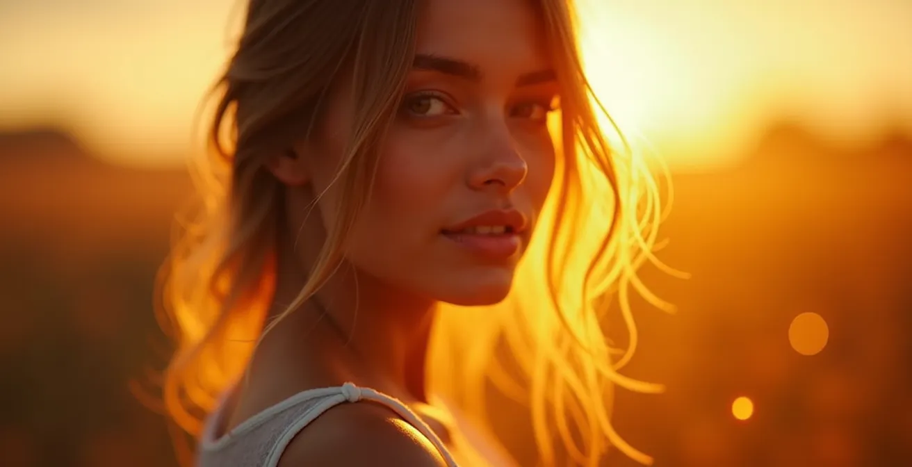 Vergleichsaufnahme eines Porträts mit und ohne Diffusionsfilter im Gegenlicht