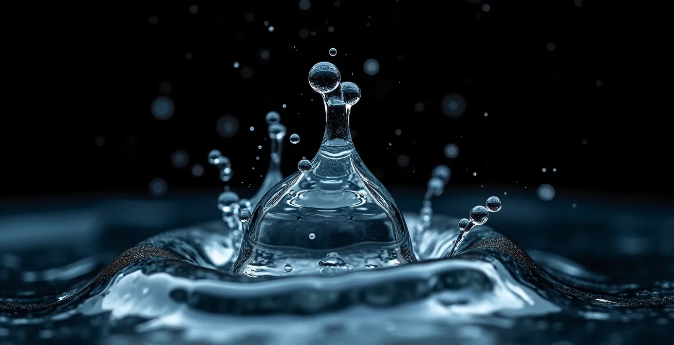 Makroaufnahme zeigt Unterschied zwischen HSS und kurzer Abbrennzeit