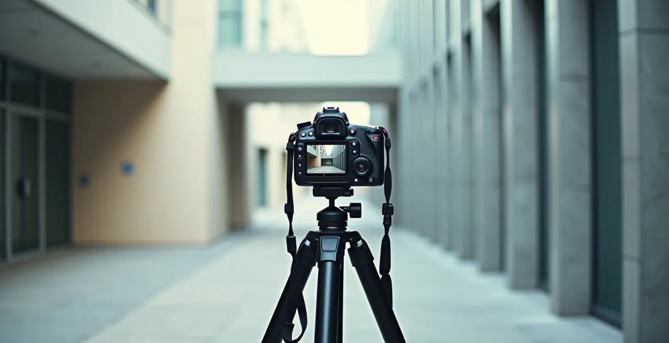 Detailaufnahme zeigt Verschlussmechanismus und Vibrationsdämpfung