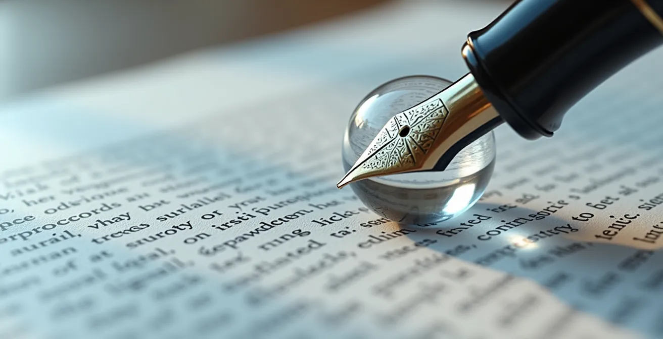 Detailaufnahme von Vertragsverhandlung mit symbolischen Schutzelementen für Fotografenrechte